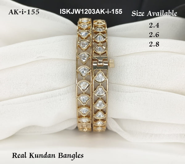 Real Kundan Bangles-ISKJW1203AK-i-155