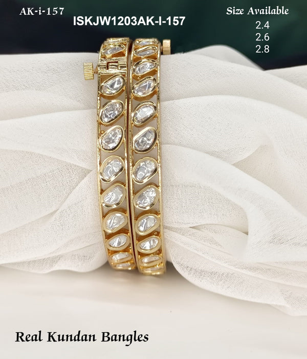 Real Kundan Bangles-ISKJW1203AK-i-157