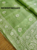 Embroidered Organza Silk Saree With Blouse-ISKWSR16034422