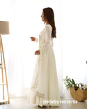 Chanderi Anarkali Kurti With Silk Pant And Embroidered Dupatta-ISKWSU16036789