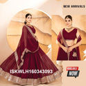 Sequined Georgette Lehenga With Blouse And Dupatta-ISKWLH160343093