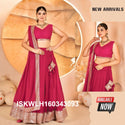 Sequined Georgette Lehenga With Blouse And Dupatta-ISKWLH160343093