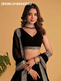 Sequined Georgette Lehenga With Blouse And Dupatta-ISKWLH160343093