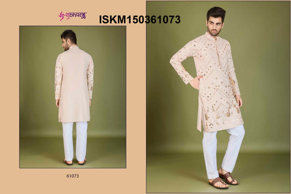 Men's Embroidered Rayon Kurta With Pajama-ISKM150361071/61072/61073/61074/61075/61076