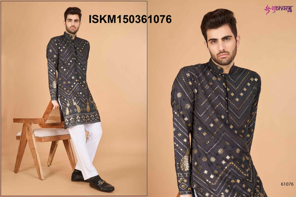 Men's Embroidered Rayon Kurta With Pajama-ISKM150361071/61072/61073/61074/61075/61076