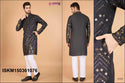 Men's Embroidered Rayon Kurta With Pajama-ISKM150361071/61072/61073/61074/61075/61076