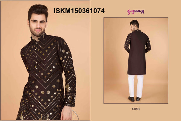 Men's Embroidered Rayon Kurta With Pajama-ISKM150361071/61072/61073/61074/61075/61076