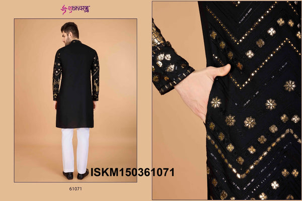 Men's Embroidered Rayon Kurta With Pajama-ISKM150361071/61072/61073/61074/61075/61076