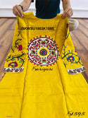 Digital Printed Silk Kurti With Pant And Dupatta-ISKWSU1803K1595