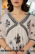 Embroidered Cotton Co-Ord Set-ISKWIDW1703k1588