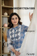 Printed Cotton Flared Top With Pant-ISKWIDW1703k1589