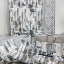 Cotton Bedsheet With Pillow Cover And Cushions Set-ISKBDS19031279