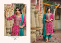Embroidered Chinon Kurti With Pant And Dupatta-ISKWSU18037520