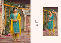 Embroidered Chinon Kurti With Pant And Dupatta-ISKWSU18037520