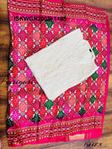 Embroidered Malmal Cotton Schiffli Gown With Printed Gaji Silk Dupatta-ISKWGN2003k1485