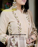 Handloom Cotton Kurti With Pant And Kalamkari Printed Khadi SIlk Dupatta-ISKWSU2003PPC/D1769