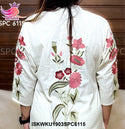 Embroidered Rayon Kurti With Pant-ISKWKU1903SPC6115