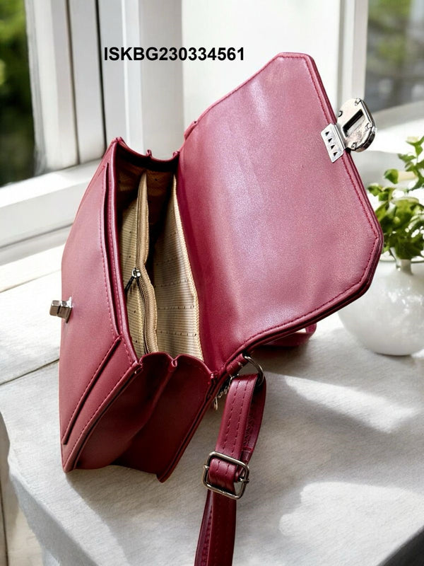 Leather Sling Bag-ISKBG230334561
