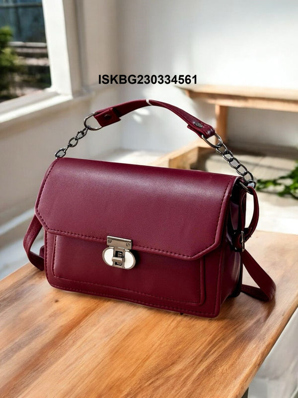 Leather Sling Bag-ISKBG230334561