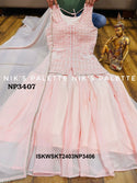 Georgette Skirt With Embroidered Top With Dupatta-ISKWSKT2403NP3406/NP3407