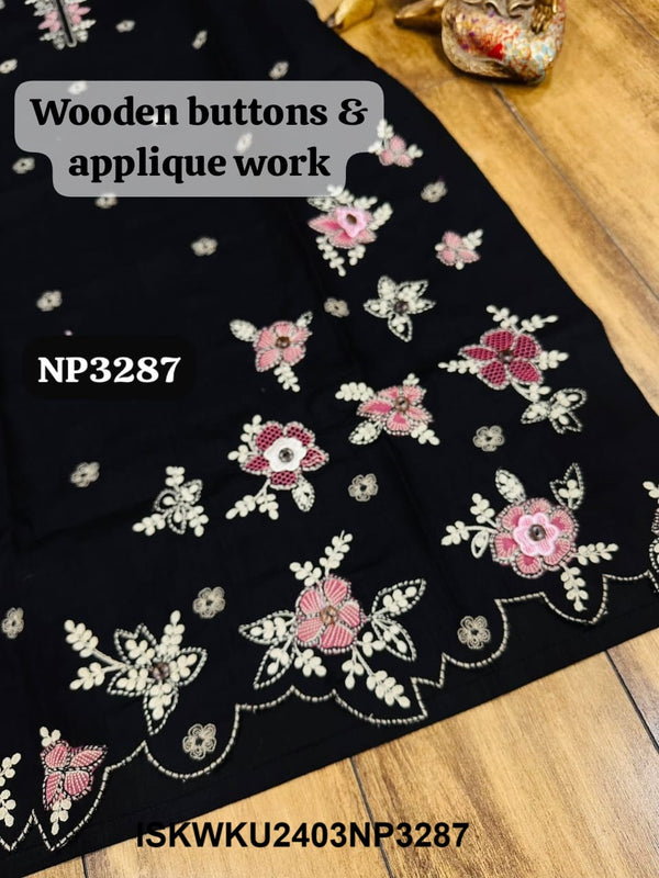 Embroidered Linen Cotton Kurti-ISKWKU2403NP3287