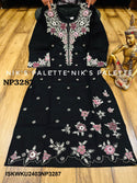Embroidered Linen Cotton Kurti-ISKWKU2403NP3287