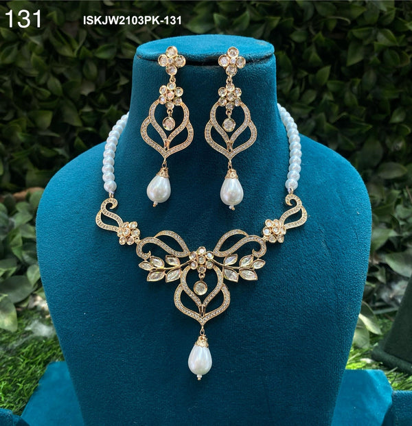 Kundan Jewelry Set-ISKJW2103PK-131