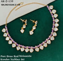 Pure Brass Real Kundan Jewelry Set-ISKJW2103AK-Z-139