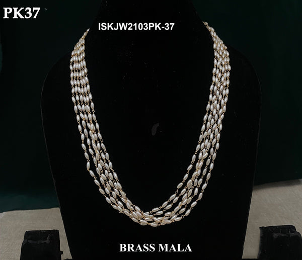Brass Mala-ISKJW2103PK-37