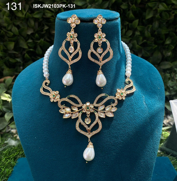 Kundan Jewelry Set-ISKJW2103PK-131