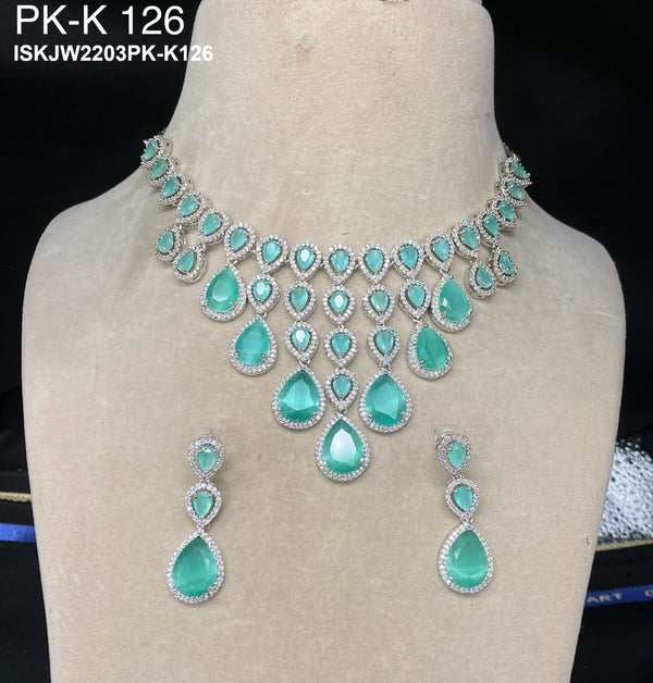 Kundan Jewelry Set-ISKJW2203PK-K126