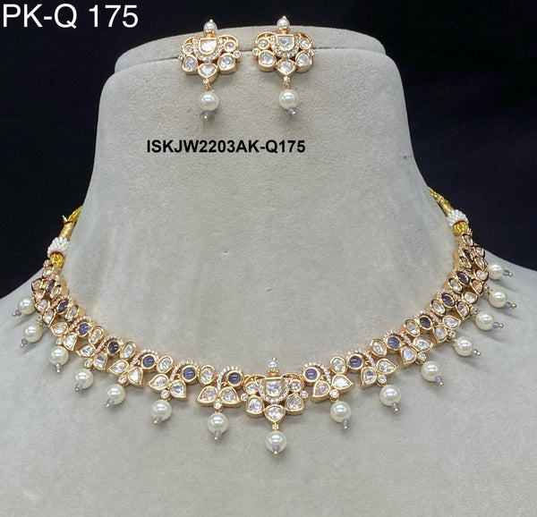 Kundan Jewelry Set-ISKJW2203AK-Q175