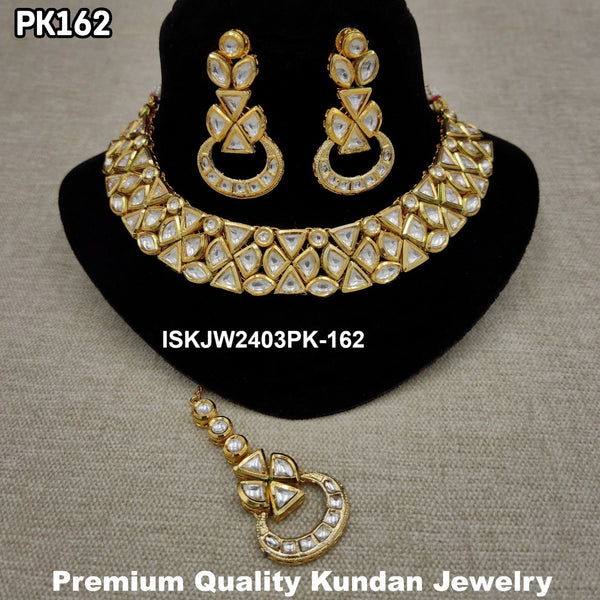 Kundan Jewelry Set-ISKJW2403PK-162