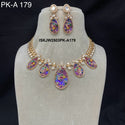 Kundan Necklace Set-ISKJW2503PK-A179