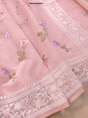 Organza Saree With Embroidered Blouse-ISKWSR26038977
