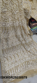 Chikankari Georgette Saree With Blouse-ISKWSR26038979
