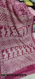 Chikankari Georgette Saree With Blouse-ISKWSR26038979