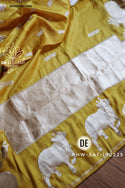 Sequined Munga Satin Silk Saree With Blouse-ISKWSR26038981