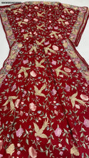 Embroidered Georgette Saree With Blouse-ISKWSR26038980