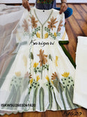 Embroidered Silk Kurti With Pant And Dupatta-ISKWSU2603Dk1620