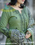 Embroidered Khadi Kurti With Pant And Digital Printed Dupatta-ISKWSU2603PPC/D1433