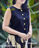 Cotton Top With Floral Printed Skirt-ISKWSKT2603PPC/D1842