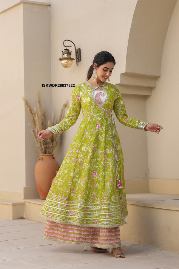 Printed Cotton Dress-ISKWDR26037822