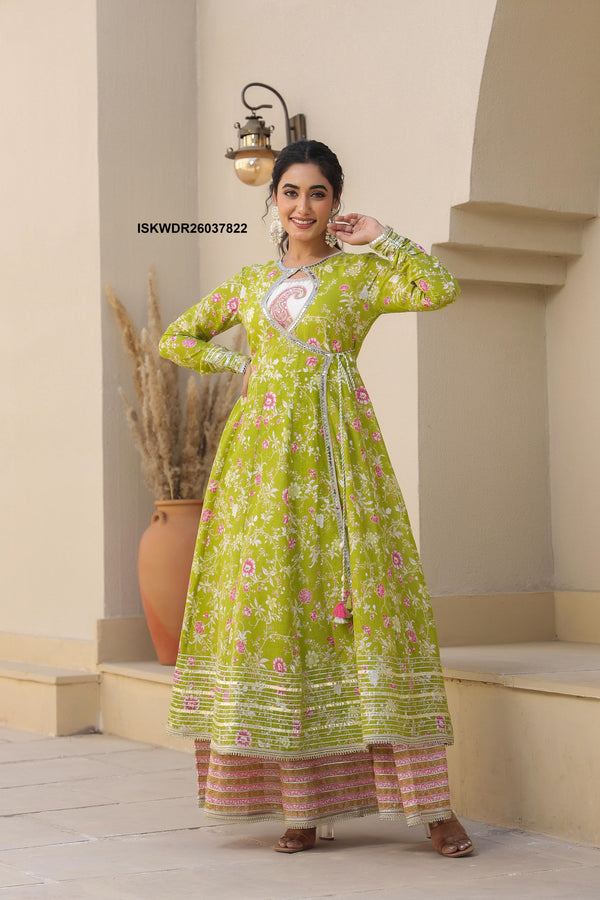 Printed Cotton Dress-ISKWDR26037822