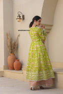 Printed Cotton Dress-ISKWDR26037822