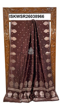 Banarasi Silk Saree With Zari Weaved Brocade Blouse-ISKWSR26038966