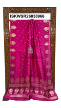 Banarasi Silk Saree With Zari Weaved Brocade Blouse-ISKWSR26038966