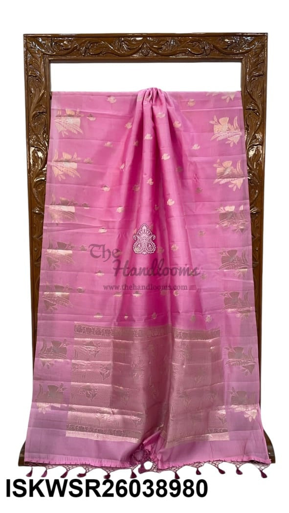 Banarasi Handloom Katan Silk Saree With Blouse-ISKWSR26038980