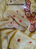 Embroidered Chiffon Saree With Blouse-ISKWSR26038979
