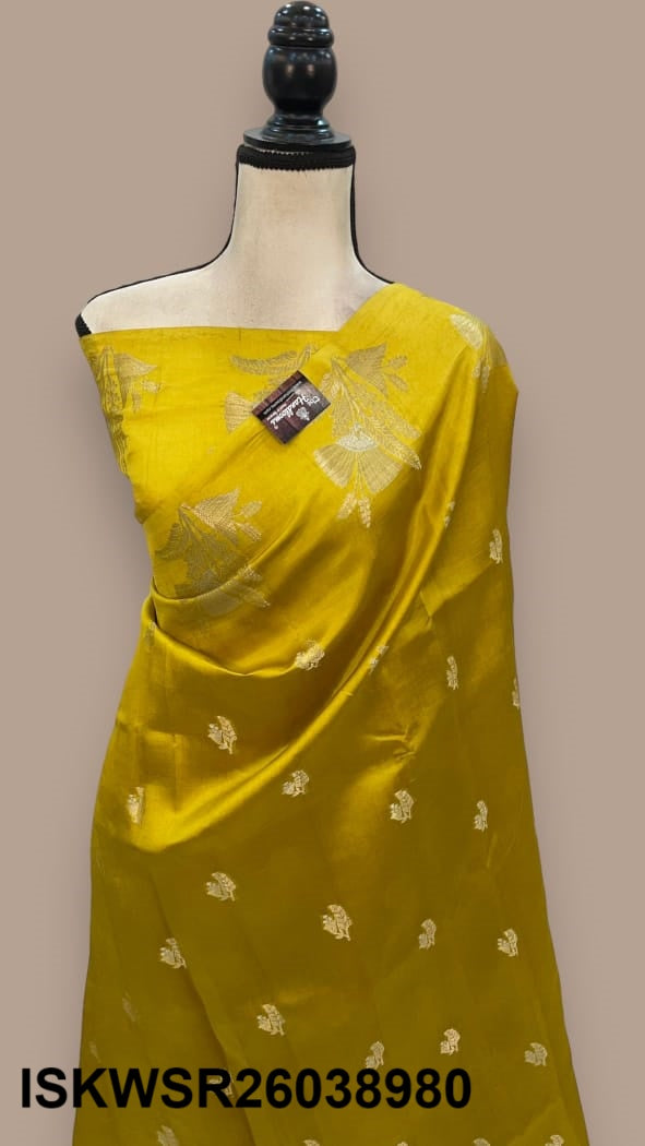Banarasi Handloom Katan Silk Saree With Blouse-ISKWSR26038980